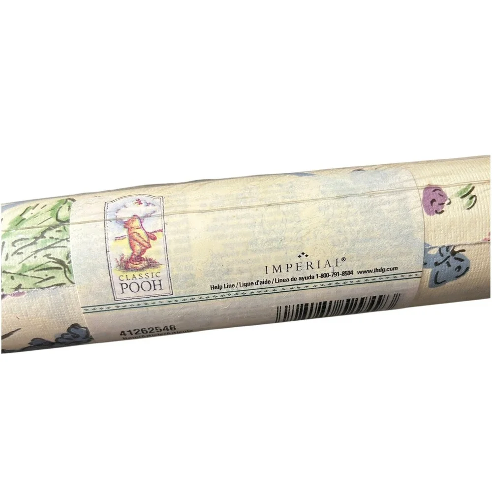 Disney Classic Pooh Wallpaper Border Imperial 5yd Pre-Pasted Vintage Sealed